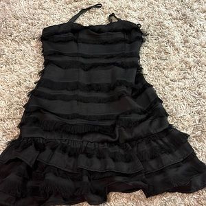 Black princess polly tassel dress